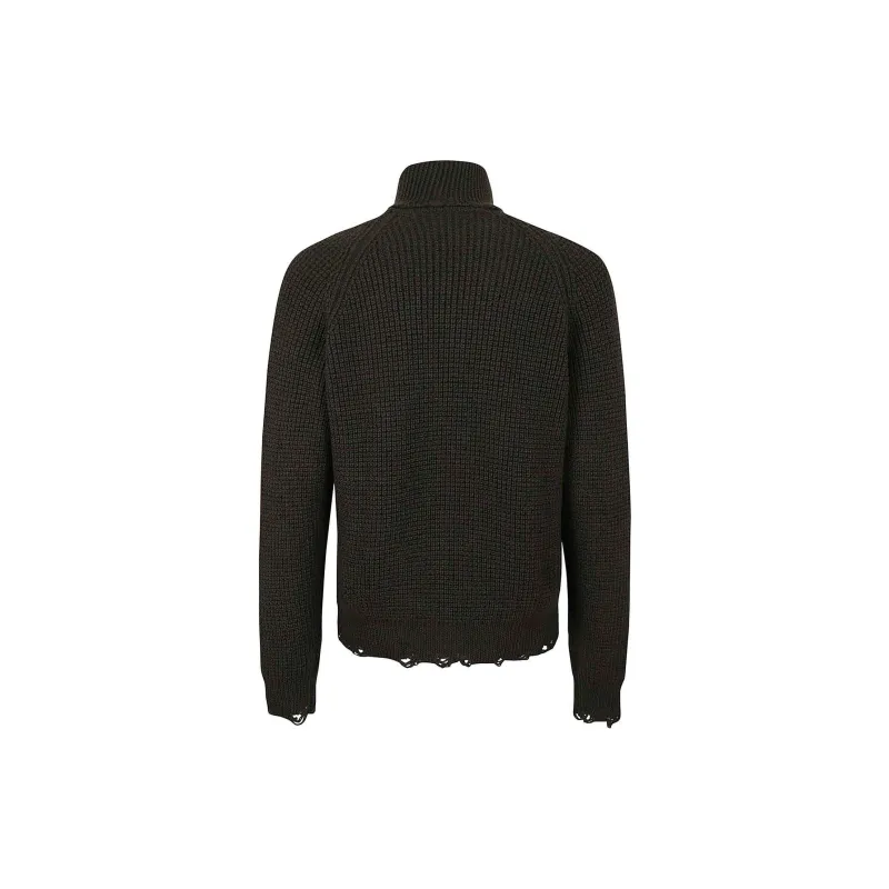 DSQUARED 2 Turtleneck Distressed Jumper-1