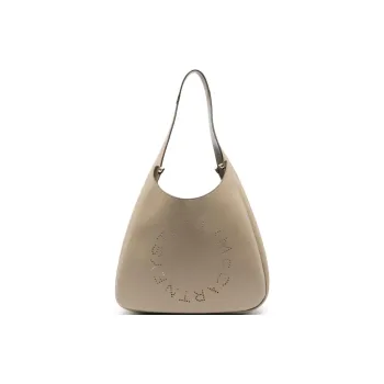 Stella McCartney Polyurethane Tote Bag, Shopping Bag, Handbag Women's Beige