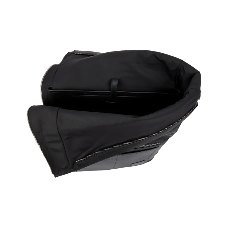 LANCEL Grained Cow Leather Backpack Men's Black-2