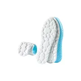 [2 Pack Blue White]5D Squashy and Bouncy Feeling-Soft Sole Comfortable