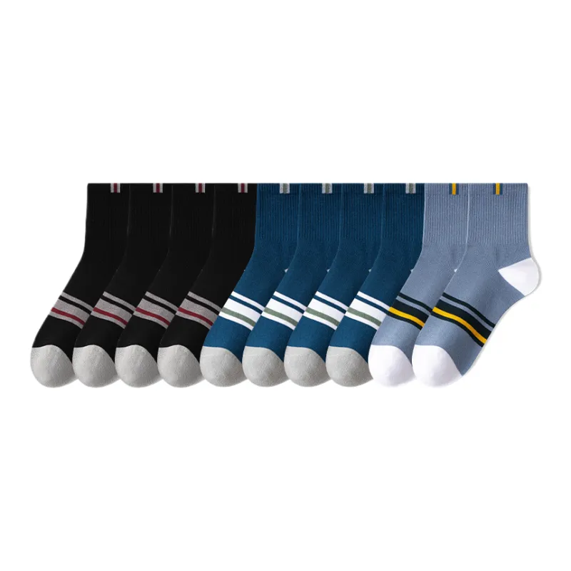 Lan Miao Mid Calf Socks Men's 10 Pack-8
