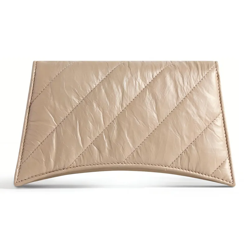 Balenciaga CRUSH Embossed Calfskin Crossbody Bag, Shoulder Bag Mini Women's-4