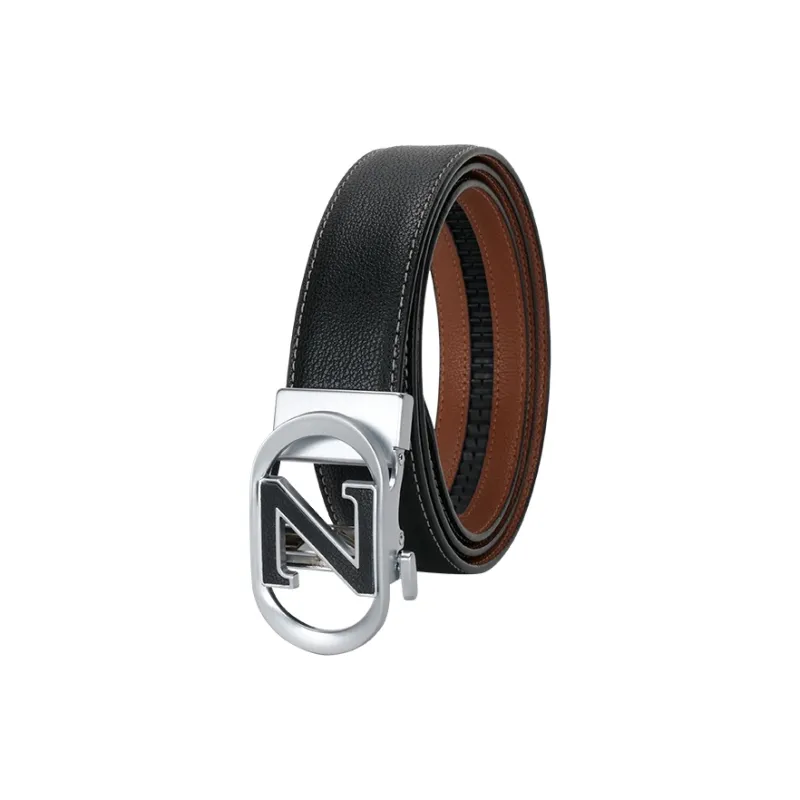 NINE NAIL Cow Leather Genuine Leather Leather Belts Men's Width  3.5cm-1