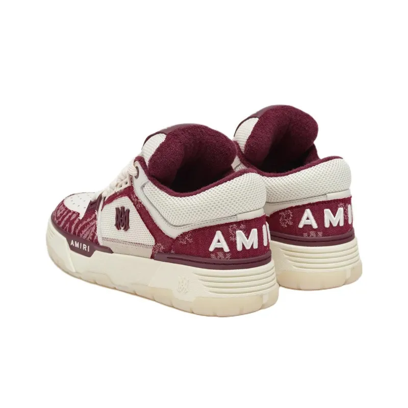 AMIRI MA 1 Bandana Denim Burgundy-3