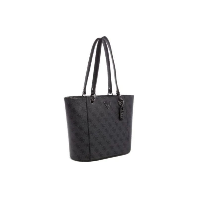 GUESS Polyurethane One Shoulder Handbags Small Size Women's Coal Charcoal Gray-1