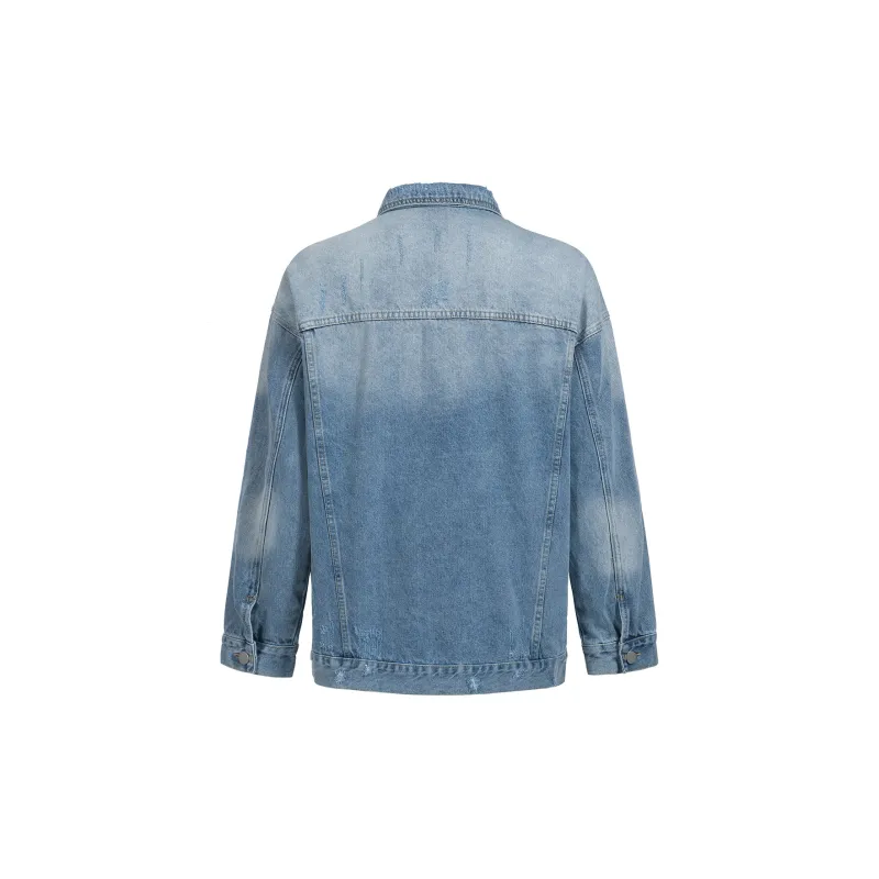 YearnObtainRainbow Denim Jacket Unisex-1