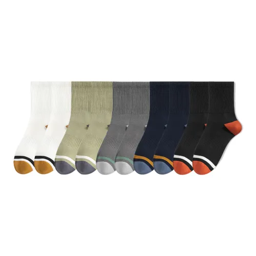 Lan Miao Mid Calf Socks Men's 10 Pack