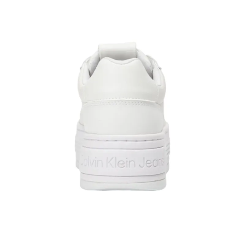 CKJ CALVIN KLEIN JEANS Low Top Casual Shoes Women's Moon White-4