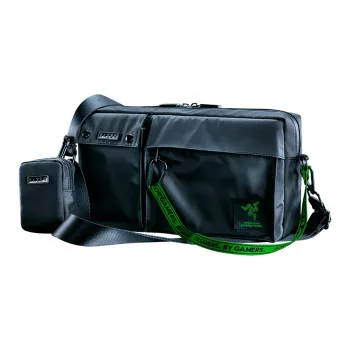 Razer Nylon Crossbody Bag Unisex Blue Green