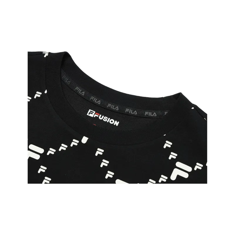 FILA Short Sleeved Dress Women's Black-3