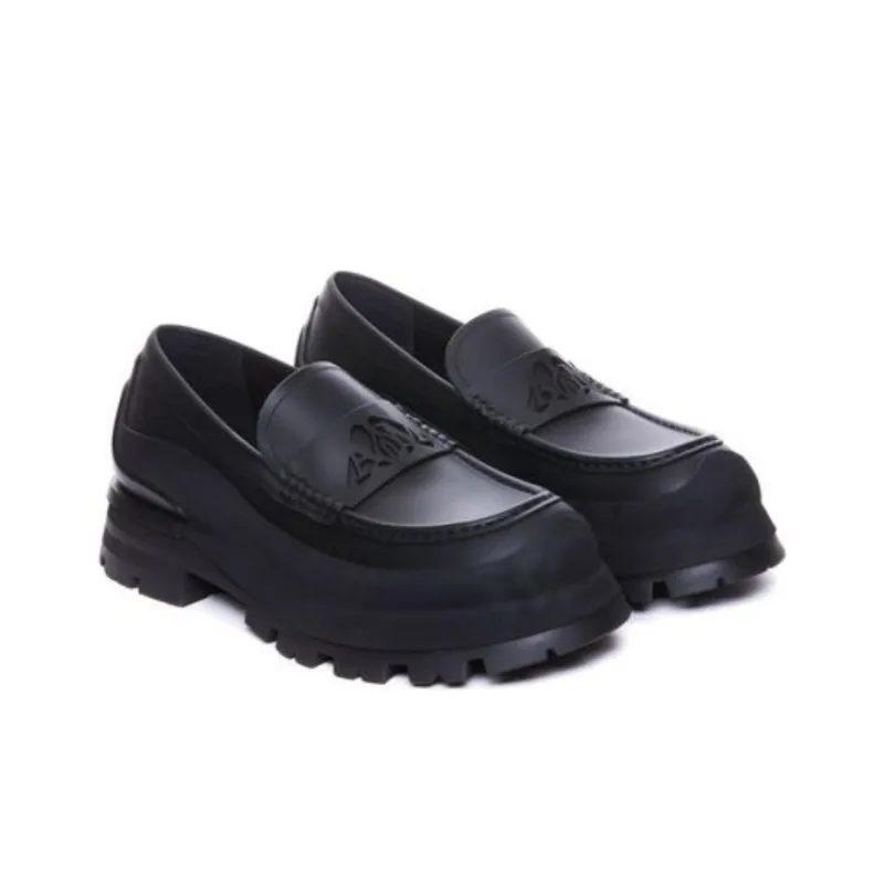 Alexander McQueen The Seal Slip On Loafers-3