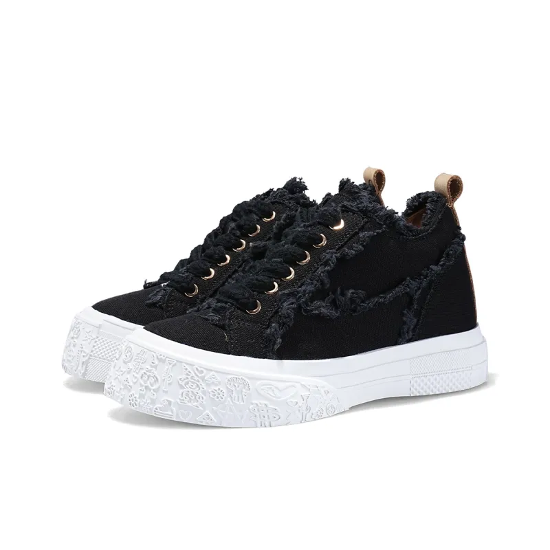 IiJin Low Top Skateboard Shoes Women's-4