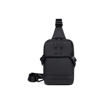 Super Five Polyester Sling Bags Crossbody Bags Unisex Ecru/Black/Gray/Red