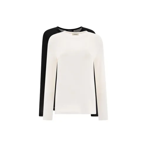 MaxMara T-Shirts Women's Set Of 2 Black+White