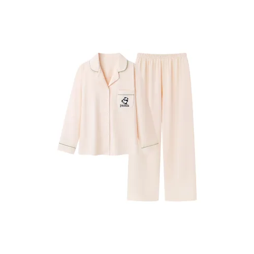 Lan Miao Pajama Set Women's Cream Apricot