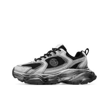 GONGLANGSHIJIA Slip Resistant Low Top Chunky Sneakers Men's
