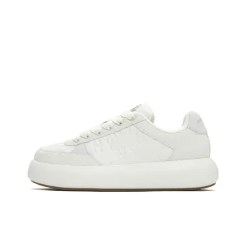 MLB Chunky Classic Wear Resistant Low Top Casual Shoes Unisex White