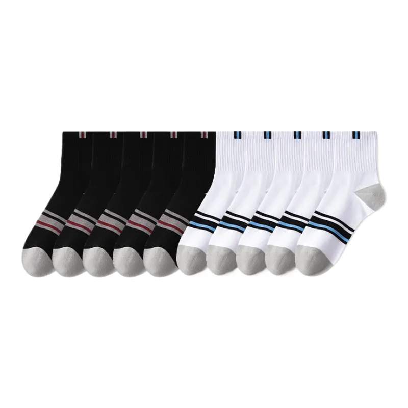 Lan Miao Mid Calf Socks Men's 10 Pack-10
