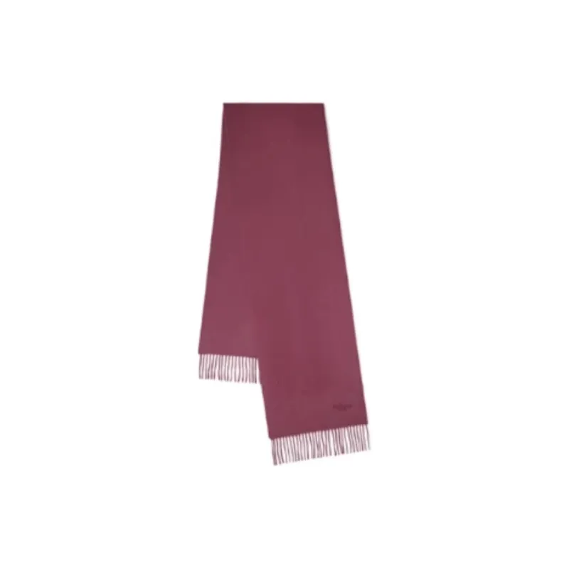 Mulberry Cashmere Knit Scarves Unisex Black Cherry-1