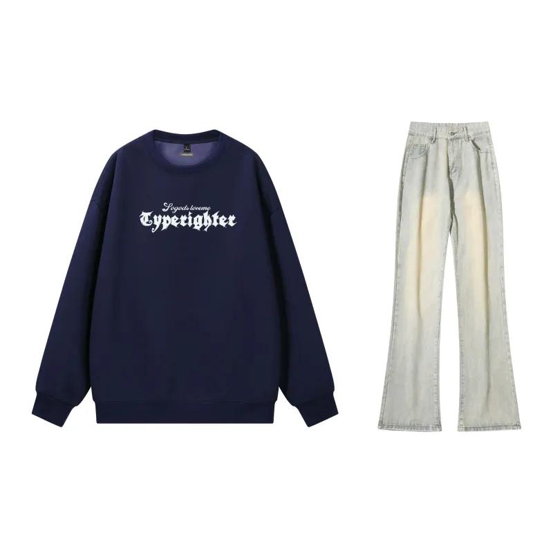 TYPERIGHTER Sweatshirt Set Unisex-10