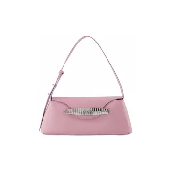 Elleme Leather Baguette Bag, Shoulder Bag, Handbag Women's Purple