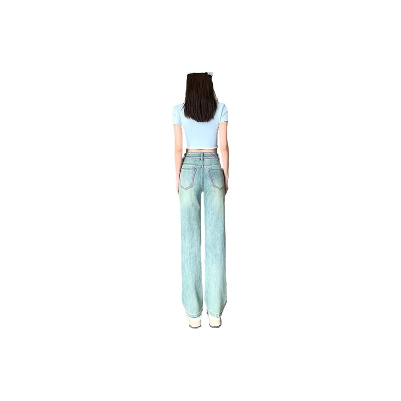 MPOX Jeans Women's Light Green-1
