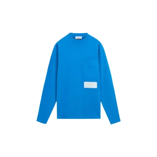 STONE ISLAND Marina T-Shirts Men Bright Blue