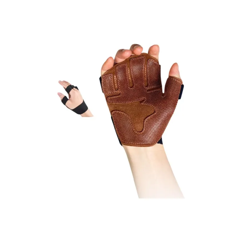 EADEN Fitness Weightlifting Push-Ups Single Stripe Training Other Sports Protective Gears Cow Leather Adults Men-3
