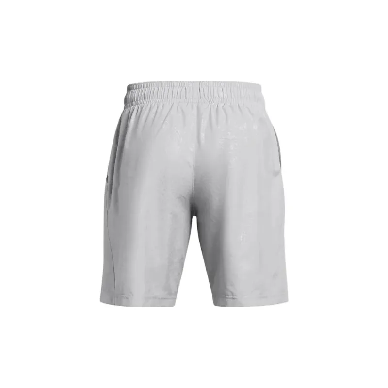 Under Armour Woven Emboss Casual Shorts Men's Modern Gray-1