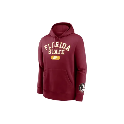 Nike Florida State Sweatshirts Men Deep Red Team