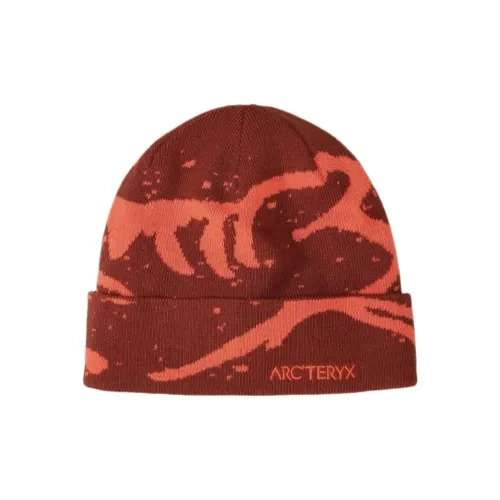 Arcteryx Recycled Polyester Beanies Unisex Red