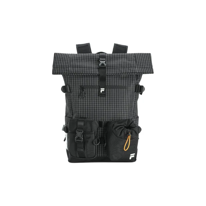 FILA FUSION Fabric Backpack Extra Small Unisex Pitch Black-0
