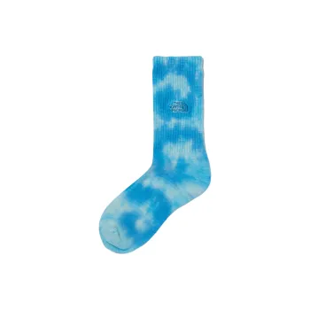 THE NORTH FACE TIE DYE SOCKS Mid Calf Socks Unisex 1 Pack Turquoise Tourmaline
