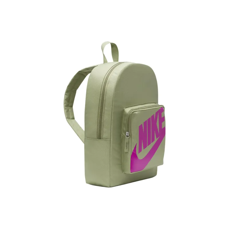 Nike Polyester Backpack Regular Men's Olive Green With Bright Grape-1