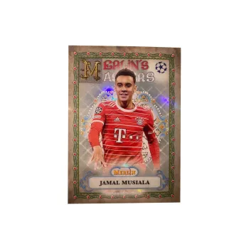 Topps 2023 Merlin Bayern, Musiala, Master Card, Silver Foil Star Card, Card Quality Guaranteed Sports Cards 1 Pc