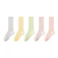 Light Gray 1+Custard 1+Aqua Green 1+Gray Purple 1+Pastel Pink 1