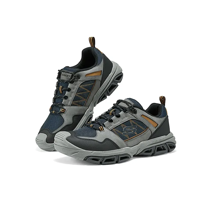 Skechers Casual Shoes Men's Gray/Navy-2