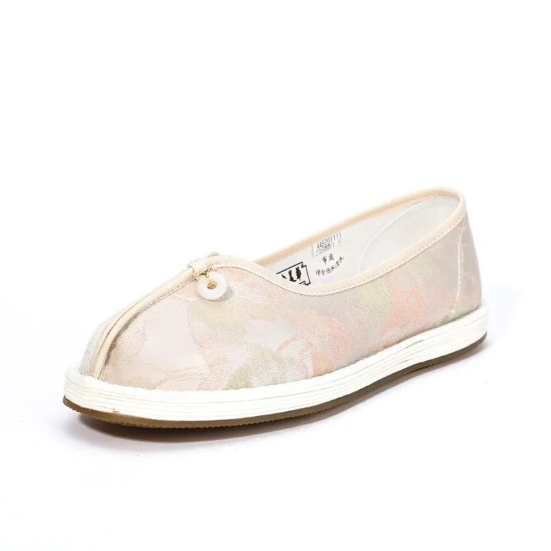 Old Meihua Casual Single Shoes Women's Pink-1