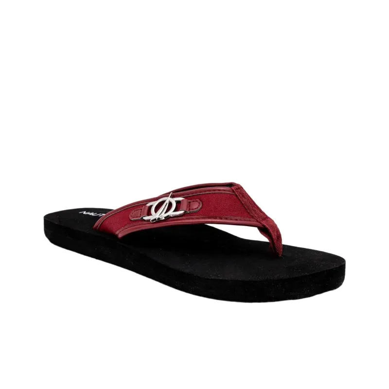 NAUTICA Slip-Resistant Abrasion-Resistant Flip Flops Women's-2
