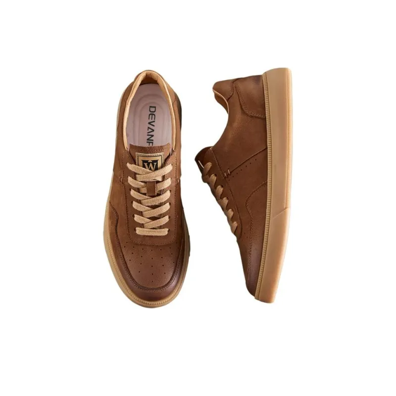 Devanro Moisture-Wicking Wear-Resistant Breathable Slip-Resistant Low-Top Skateboard Shoes Men's-10