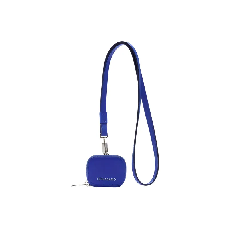 FERRAGAMO Calfskin Wallets Coin Purses Women's Blue-0