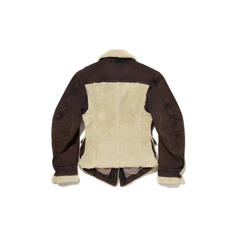 Levis X Kiko Kostadinov Layered Combo Jacket 'Overdyed Brown'-2