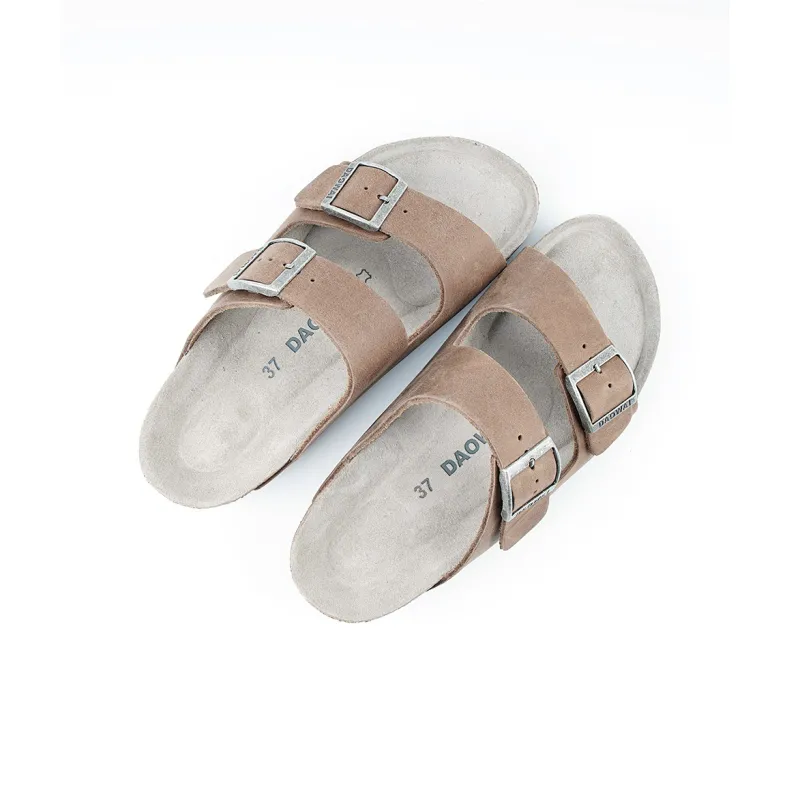 DAOWAI Beach Sandals Men Apricot/Chestnut/Black/Dark Coffee-6