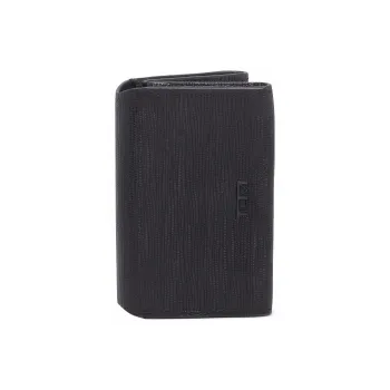 TUMI Leather Card Holders Coin Purses Wallets Men's Black