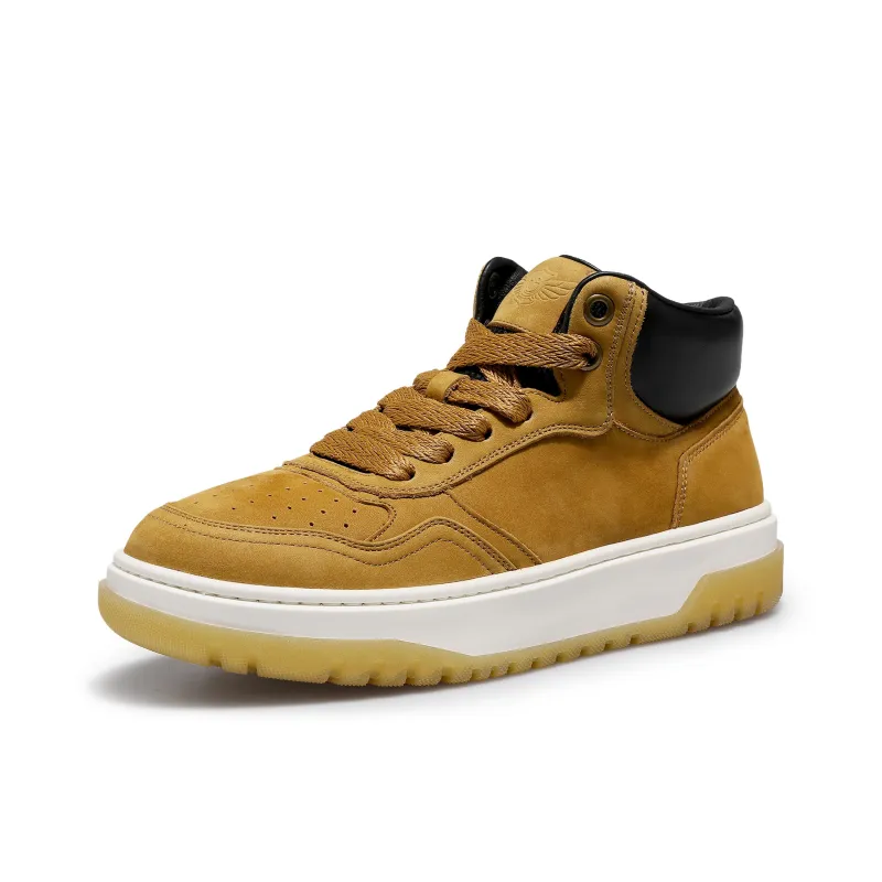 Desai Desai Anti-Slip Wear-Resistant Mid-Top Skateboard Shoes Men's-15