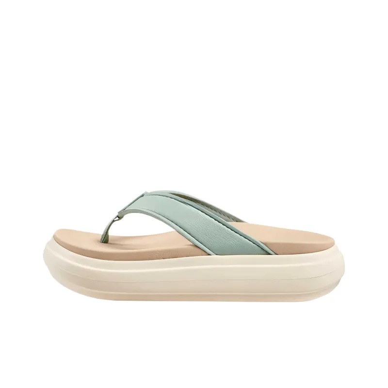 REEF Slip-Resistant Flip Flops Women's Green-0