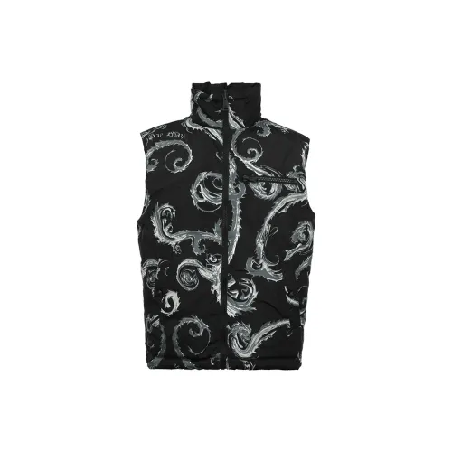 VERSACE JEANS COUTURE Down Jackets Men Black