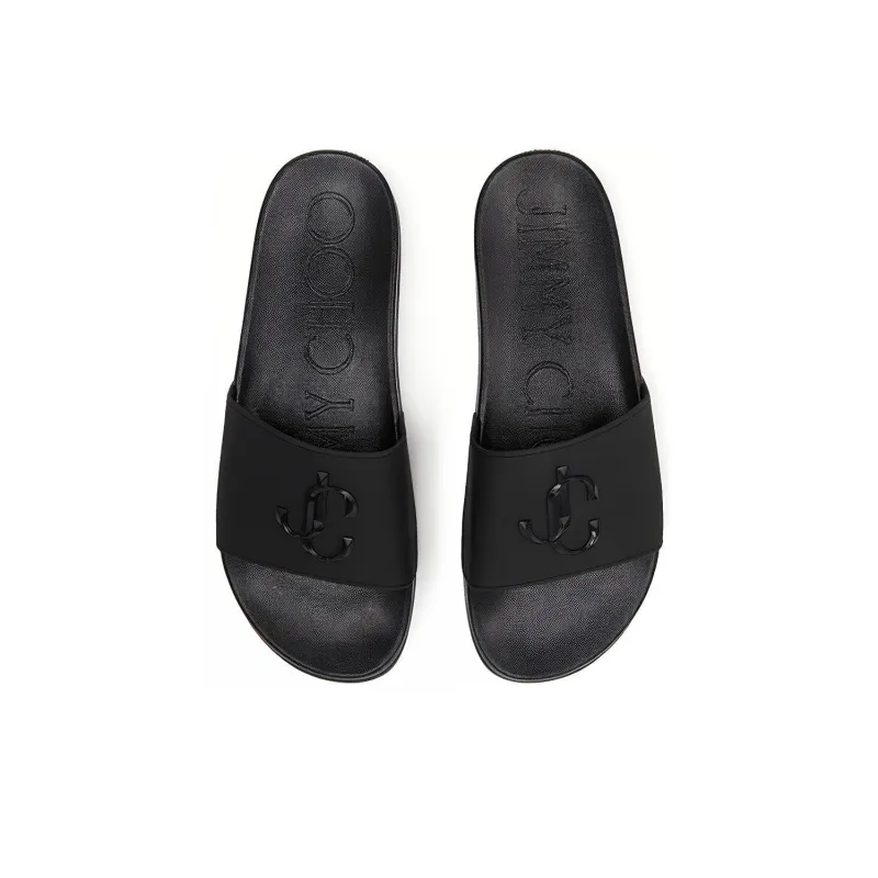 Jimmy Choo Port Monogram-logo Slides-4