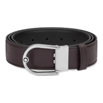 MONTBLANC Reversible Leather Belt