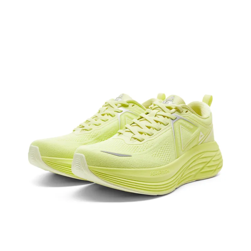 PEAK Cushioning, Slip Resistant, Abrasion Resistant, Rebound Low Top Training Running Shoes Women's Shimmery Yellow-2